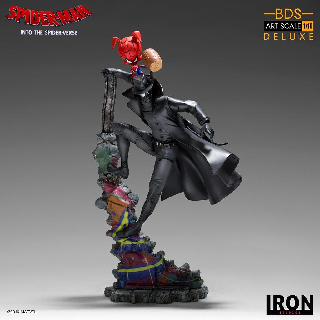 Spider-Man Noir & Spider-Ham BDS Art Scale 1/10 (Spider-Man: Into the Spider-Verse) Iron Studios