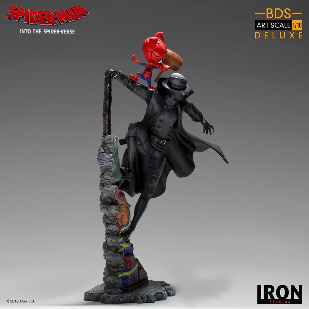 Spider-Man Noir & Spider-Ham BDS Art Scale 1/10 (Spider-Man: Into the Spider-Verse) Iron Studios