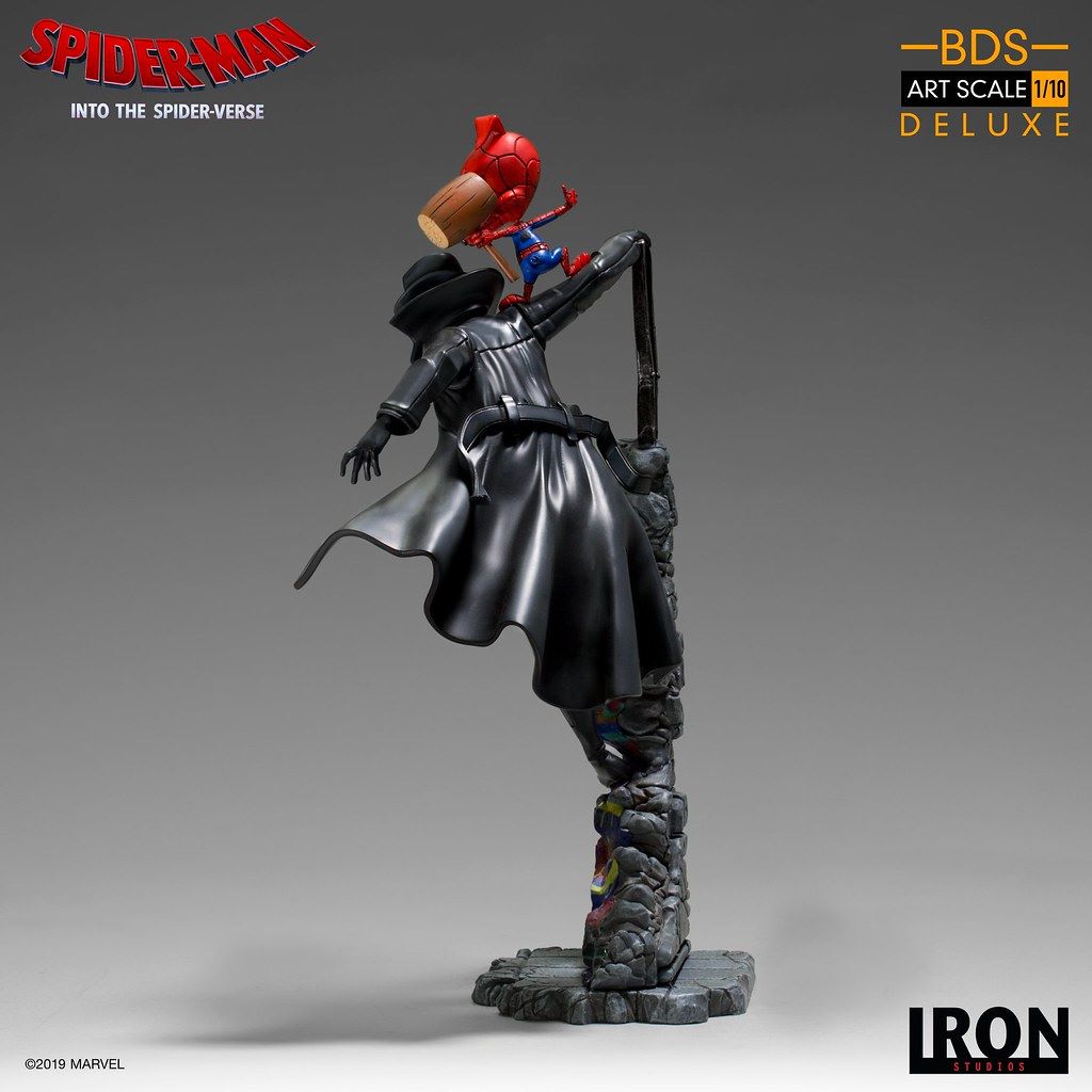 Spider-Man Noir & Spider-Ham BDS Art Scale 1/10 (Spider-Man: Into the Spider-Verse) Iron Studios