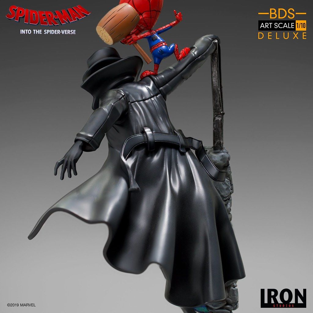 Spider-Man Noir & Spider-Ham BDS Art Scale 1/10 (Spider-Man: Into the Spider-Verse) Iron Studios