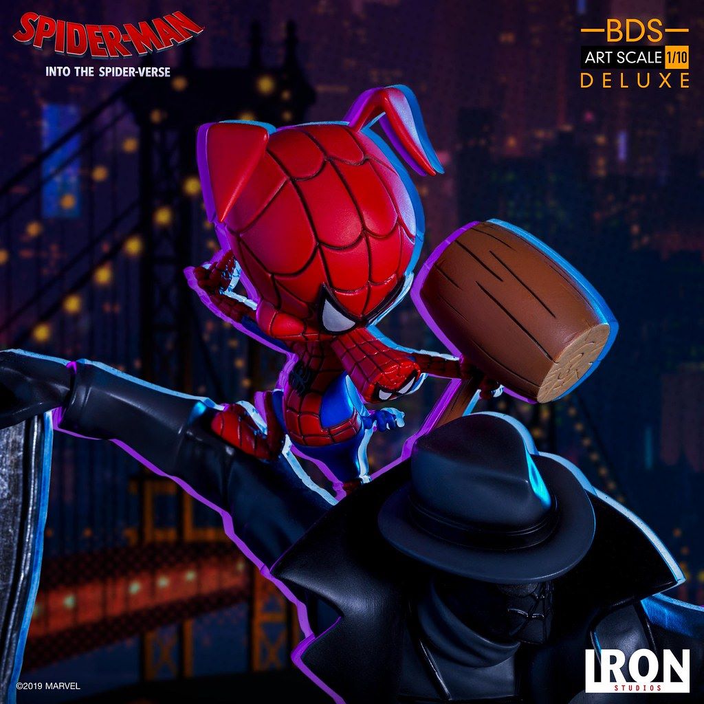 Spider-Man Noir & Spider-Ham BDS Art Scale 1/10 (Spider-Man: Into the Spider-Verse) Iron Studios