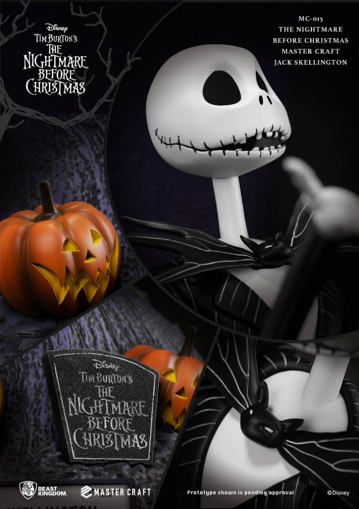 The Nightmare Before Christmas: Jack Skellington Master Craft di Beast Kingdom in preordine