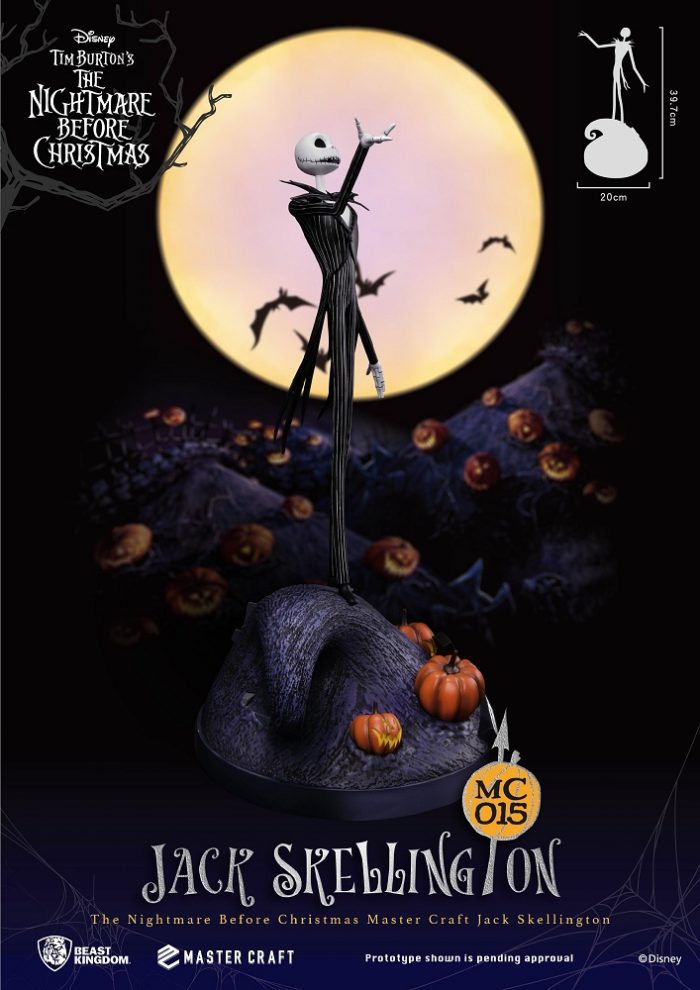 The Nightmare Before Christmas: Jack Skellington Master Craft di Beast Kingdom in preordine