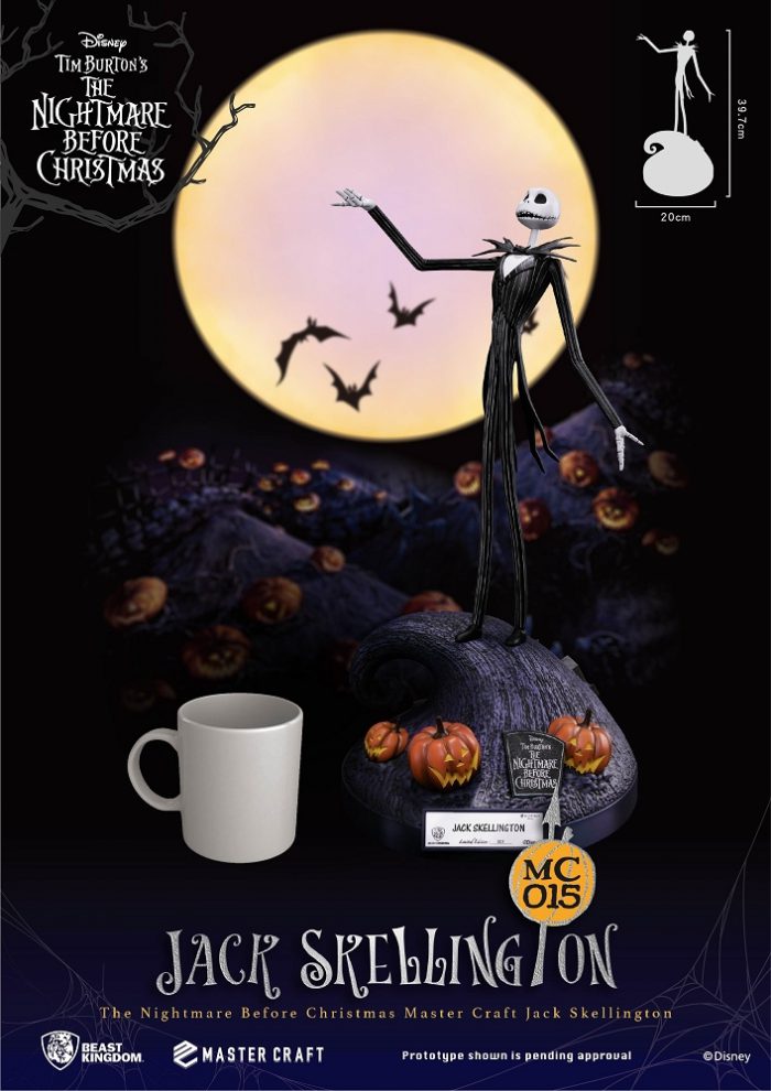 The Nightmare Before Christmas: Jack Skellington Master Craft di Beast Kingdom in preordine