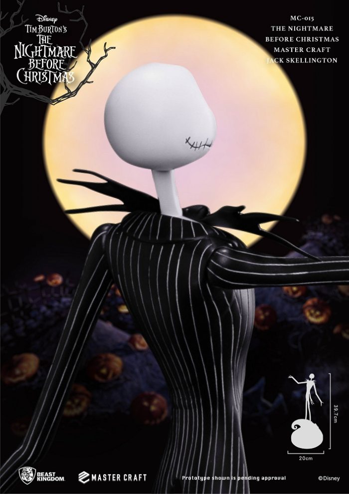 The Nightmare Before Christmas: Jack Skellington Master Craft di Beast Kingdom in preordine
