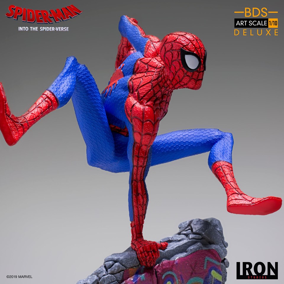 BDS Art Scale 1/10 Spider-Man: Into the Spider-Verse - Peter B. Parker (Iron Studios)
