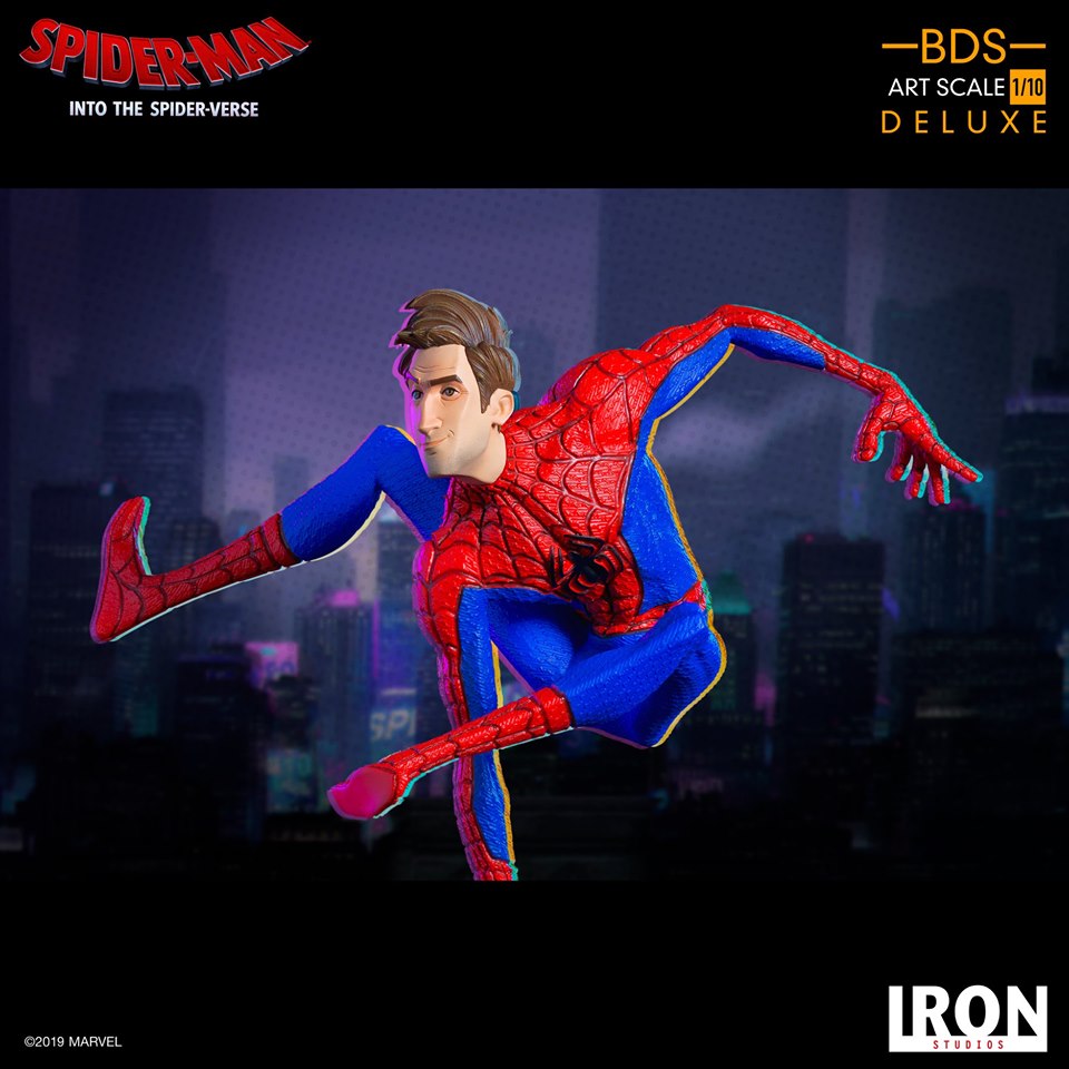 BDS Art Scale 1/10 Spider-Man: Into the Spider-Verse - Peter B. Parker (Iron Studios)