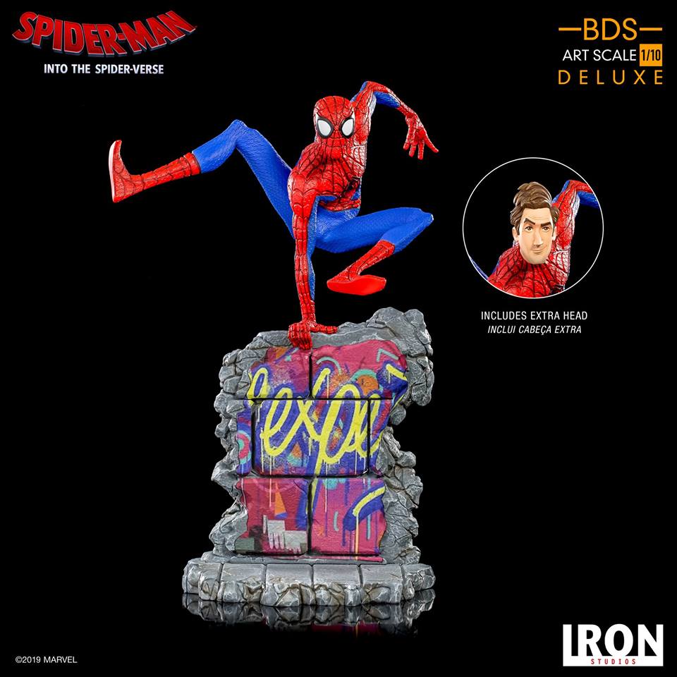 BDS Art Scale 1/10 Spider-Man: Into the Spider-Verse - Peter B. Parker (Iron Studios)