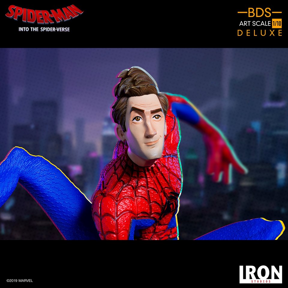 BDS Art Scale 1/10 Spider-Man: Into the Spider-Verse - Peter B. Parker (Iron Studios)