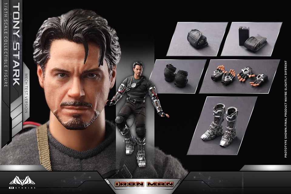 Tony Stark Mech Test Version (Iron Man) M-STUDIOS