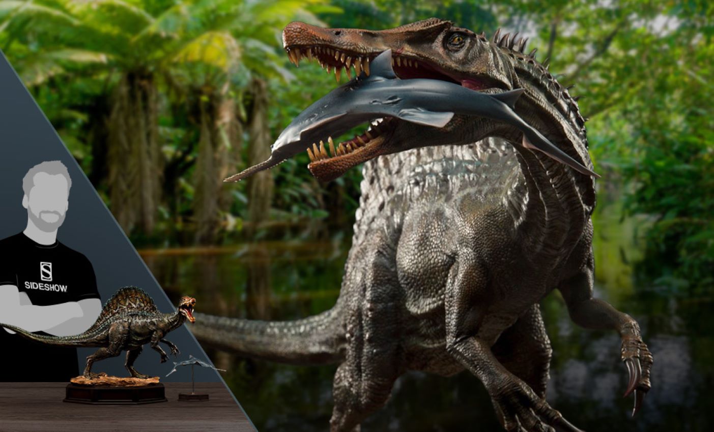 Spinosaurus Statue by Damtoys