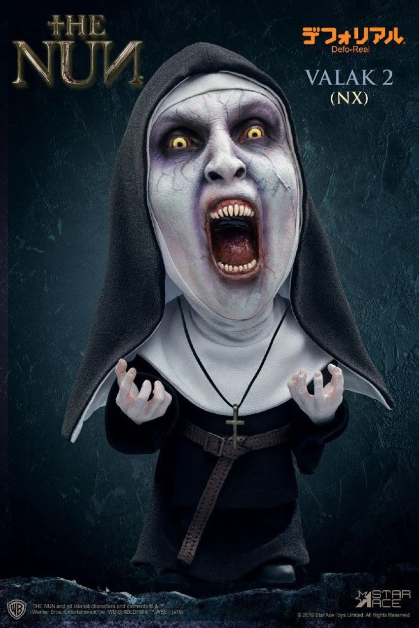 THE NUN DEFO-REAL SERIES SOFT VINYL FIGURE VALAK 2 (OPEN MOUTH) 15 CM