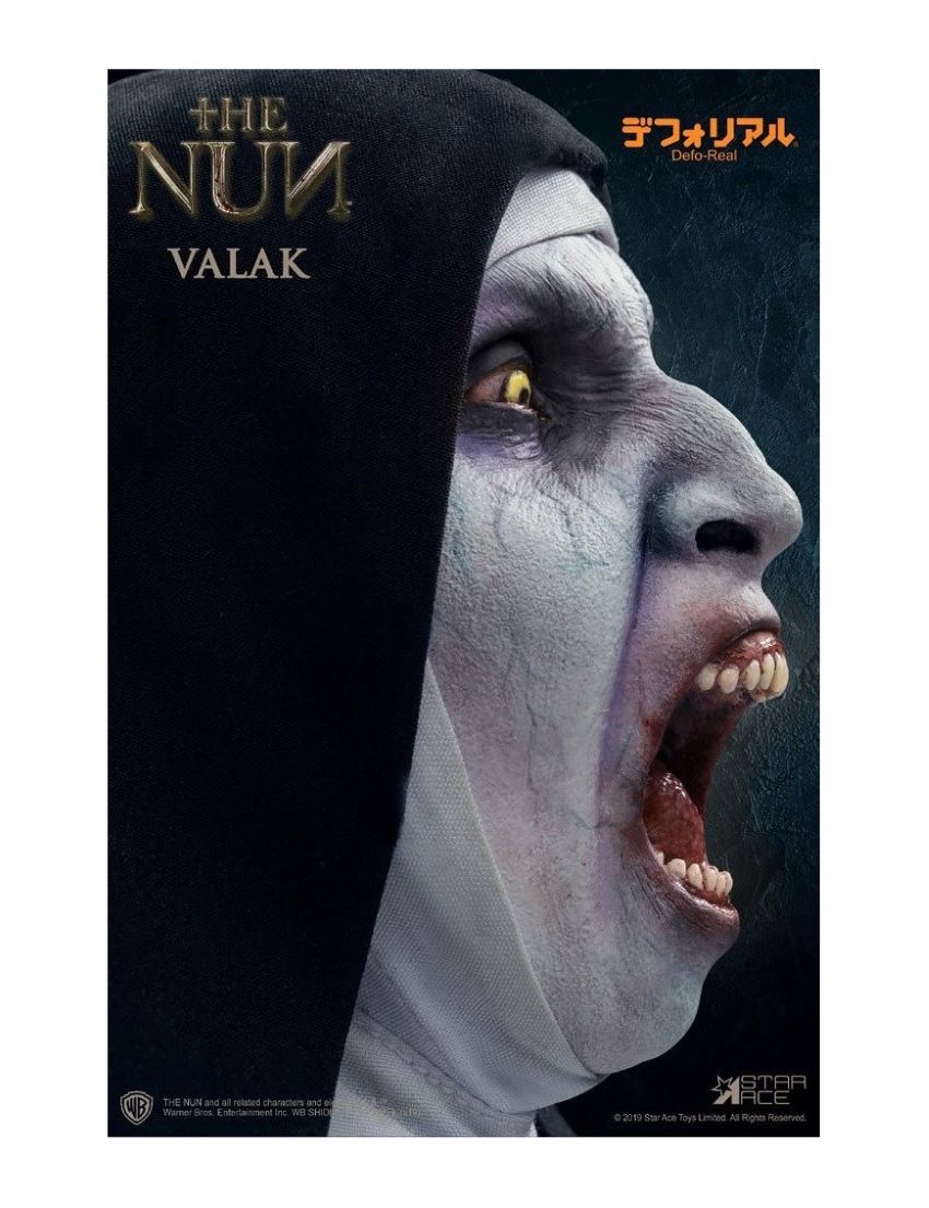 THE NUN DEFO-REAL SERIES SOFT VINYL FIGURE VALAK 2 (OPEN MOUTH) 15 CM