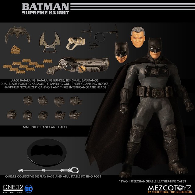 MEZCO ONE: 12 COLLECTIVE Series DC Comics [Batman: Supreme Knight] 1/12 Proportionate