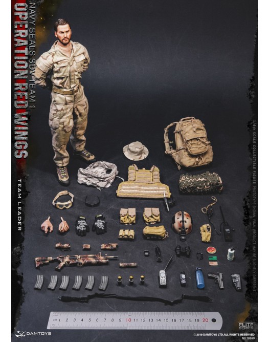 DAMTOYS 1/6 Operation Red Wings -NAVY SEALS SDV TEAM 1 - Team Leader