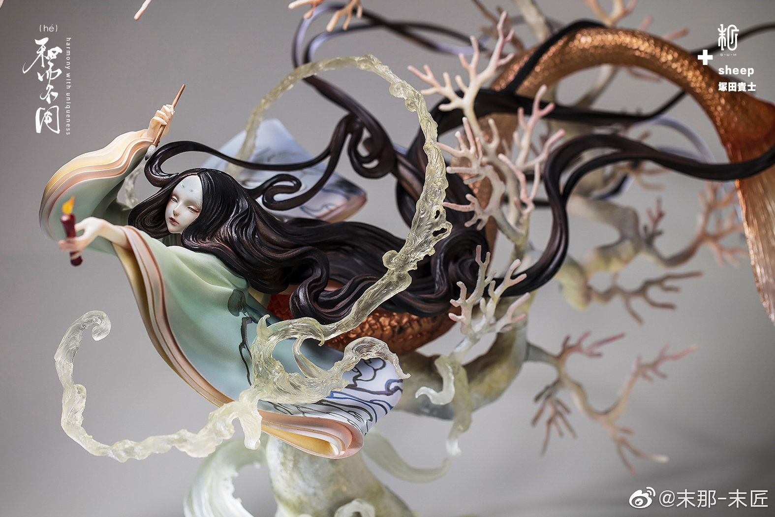 Red Candle and Mermaid