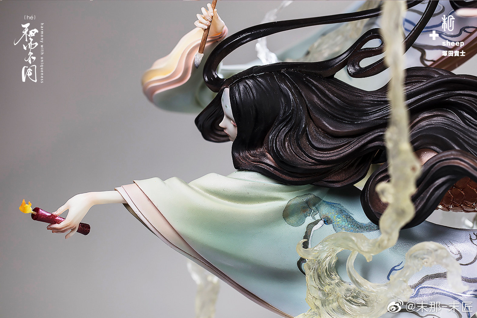 Red Candle and Mermaid