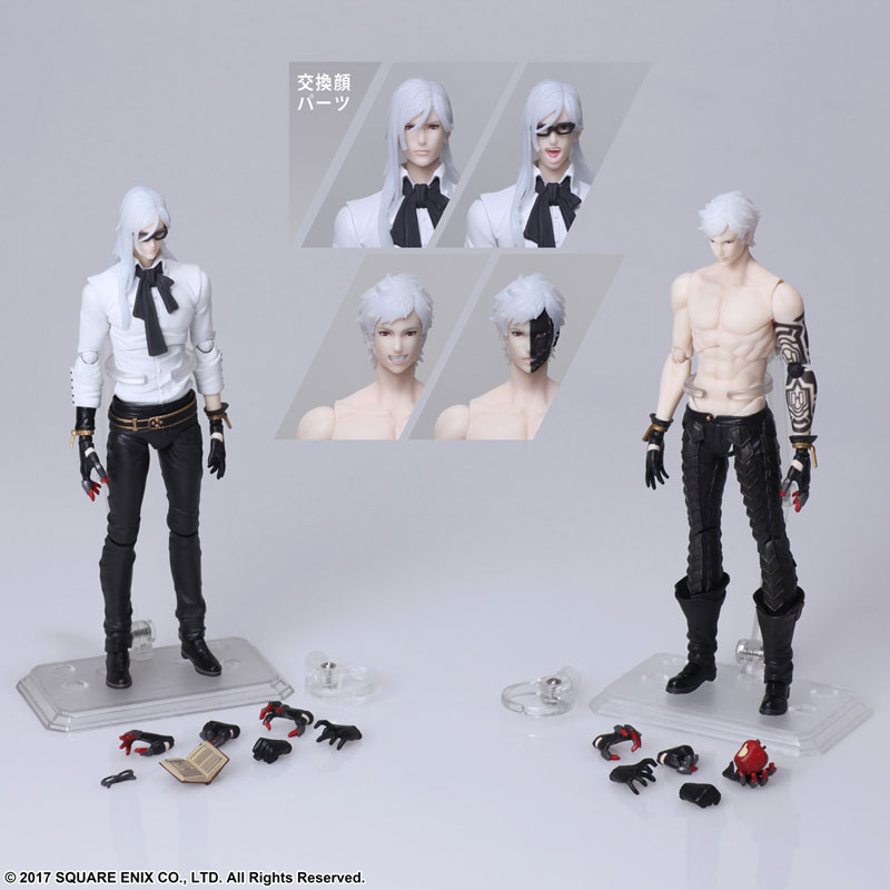 NieRAutomata BRING ARTS Adam & Eve Action Figures