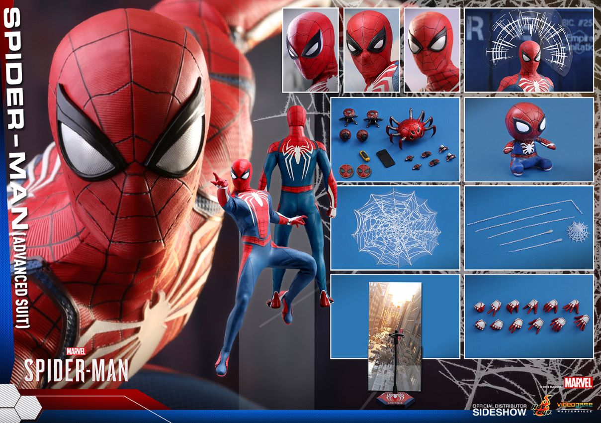 Spider-Man Advanced Suit Sixth Scale Figure by Hot Toys