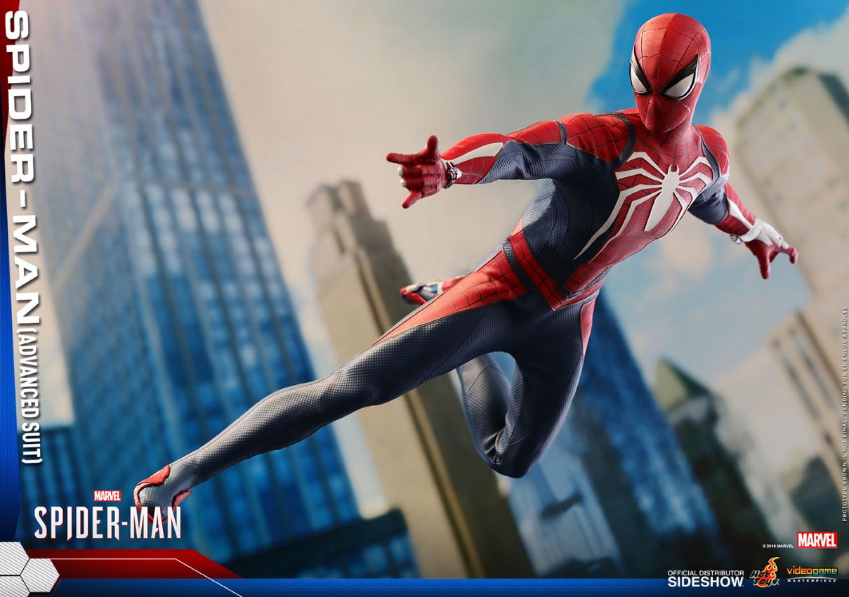 Spider-Man Advanced Suit Sixth Scale Figure by Hot Toys
