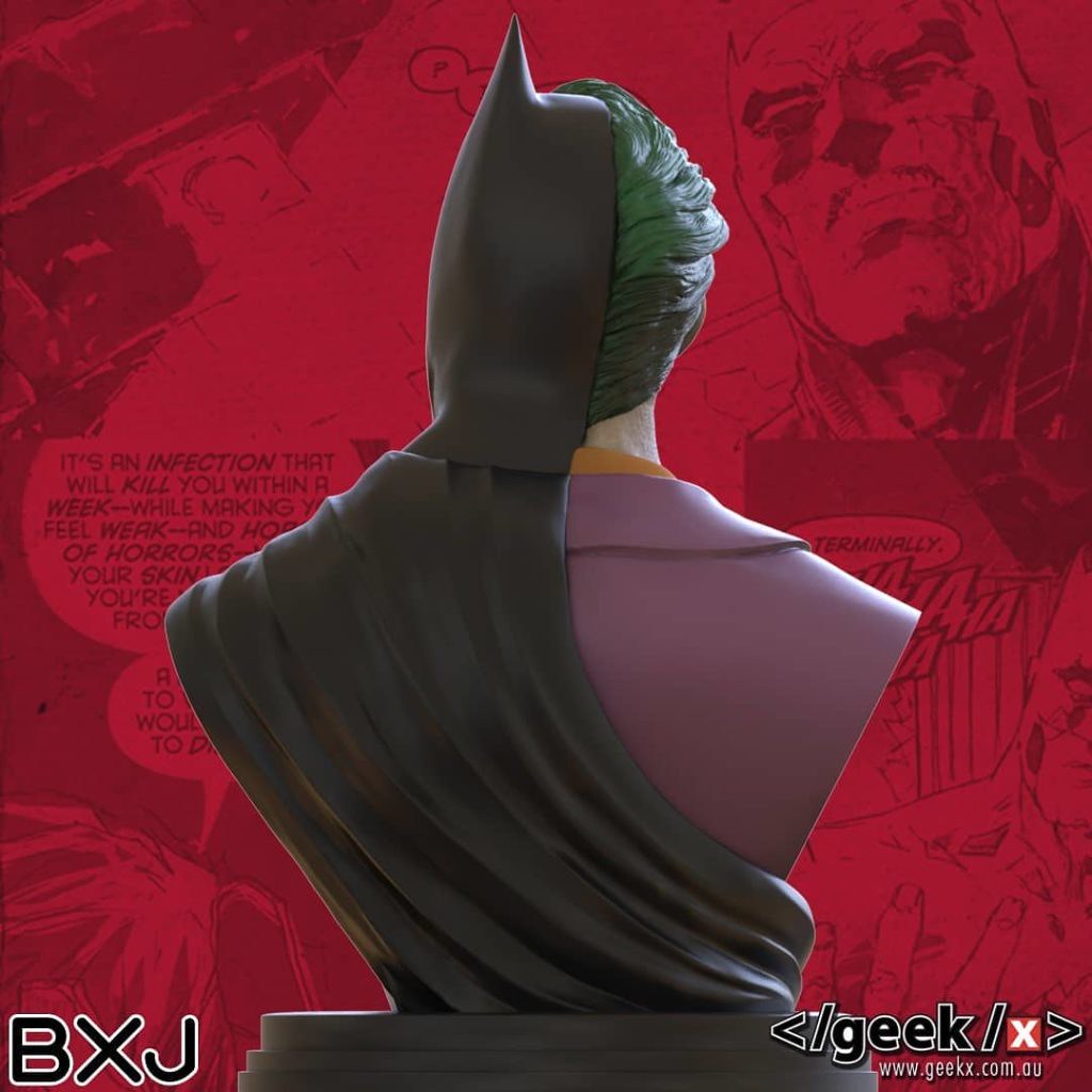 Geek X DC comics Batman / Joker 1/2 proportional bust