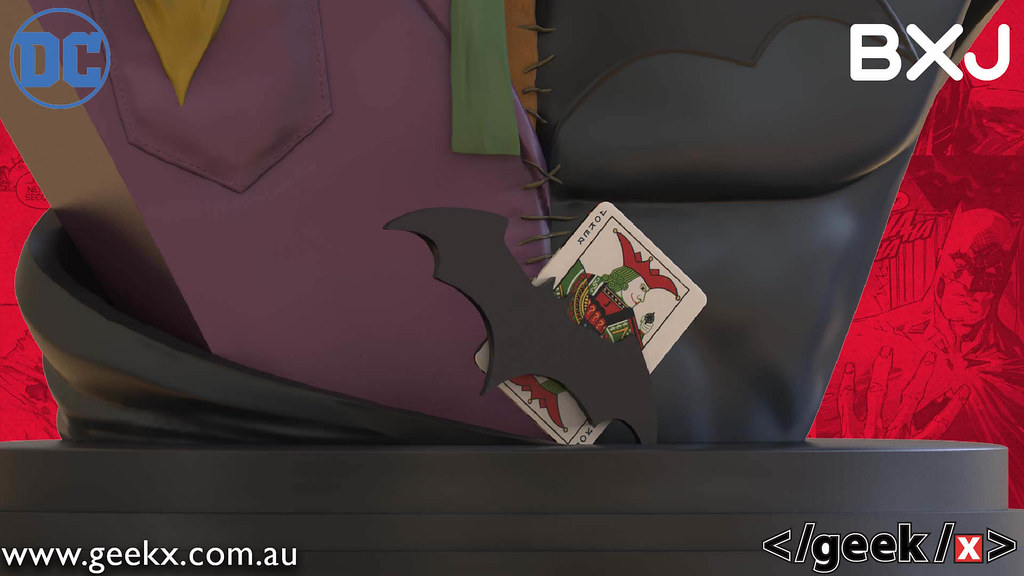 Geek X DC comics Batman / Joker 1/2 proportional bust