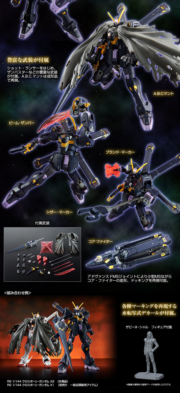 RG 1/144 Crossbone Gundam X2