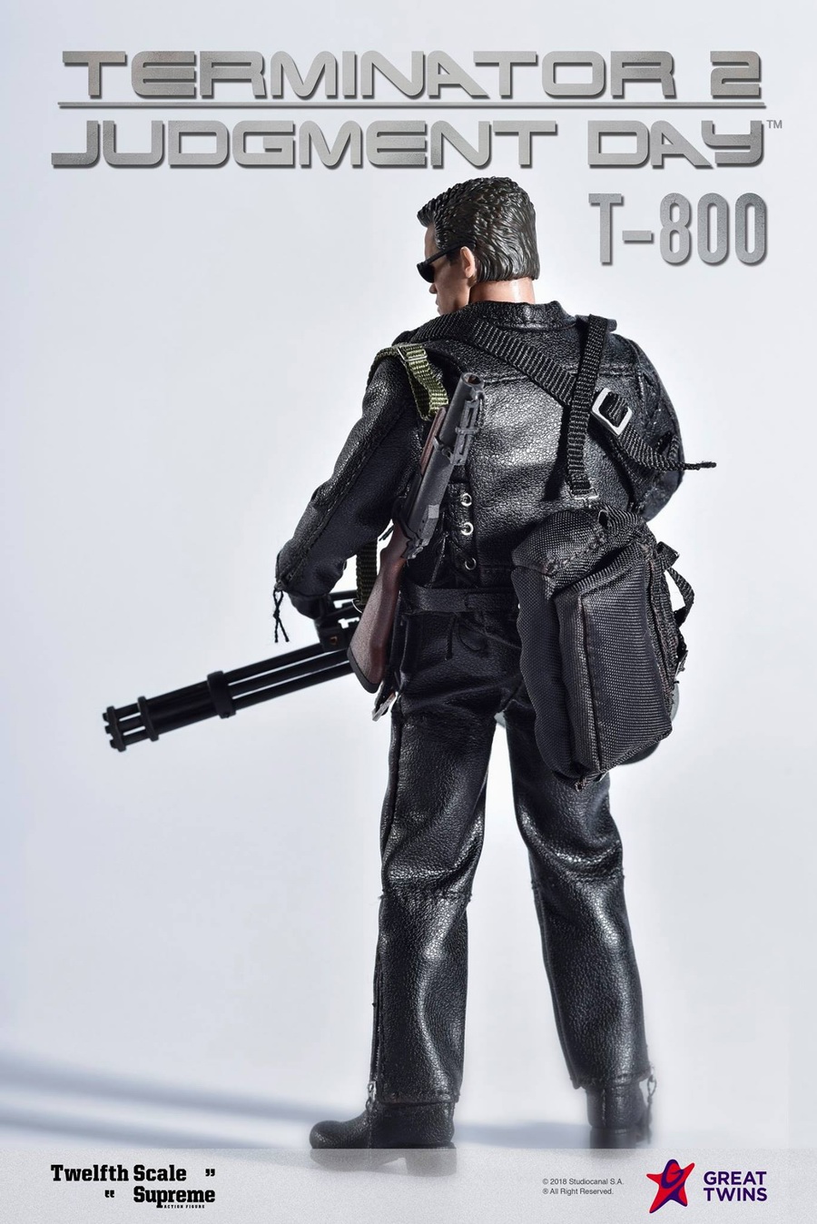 GREAT TWINS TERMINATOR 2: JUDGEMENT DAY T800 1/12 SCALE