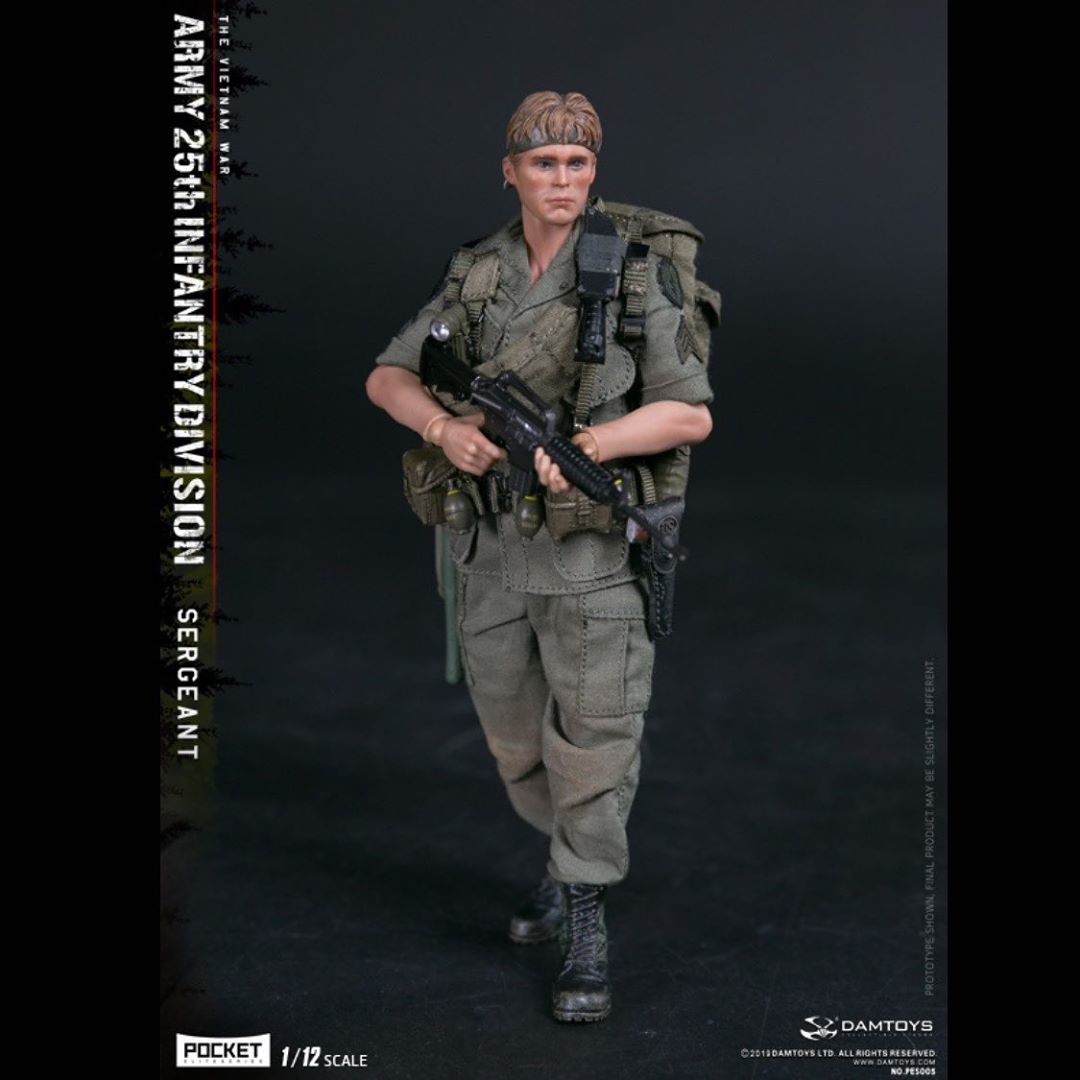 DAMTOYS PES005 1/12 POCKET ELITE SERIES:ARMY 25th Infantry Division Private SERGEANT