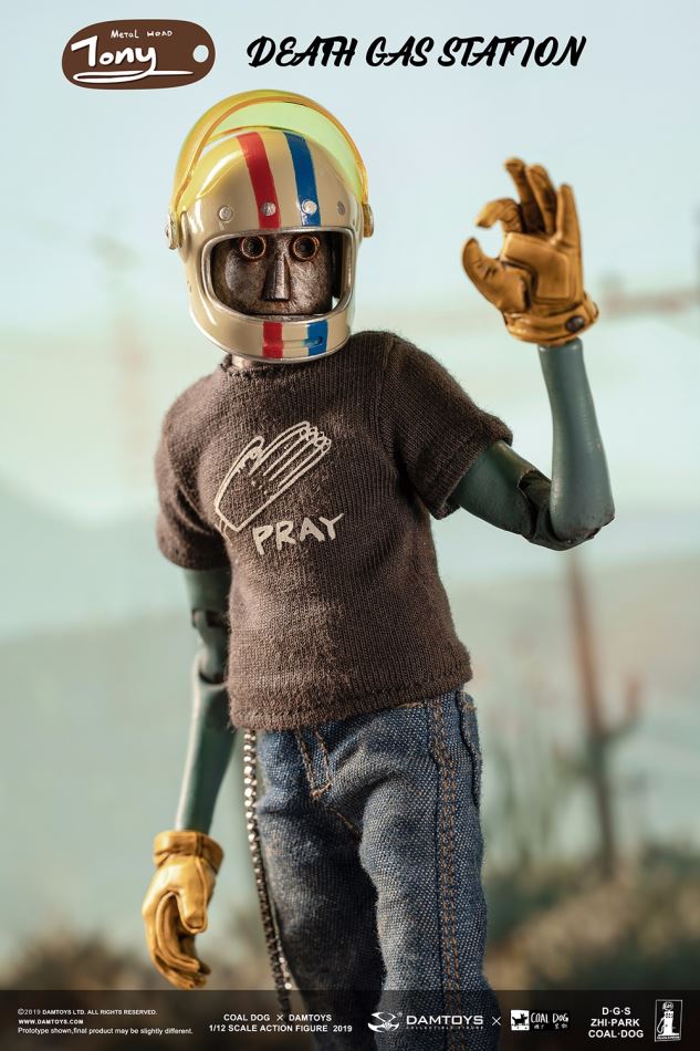 DAMTOYS x COALDOG Iron Head Tony - Death Gas Station series 1/12 Posable figure