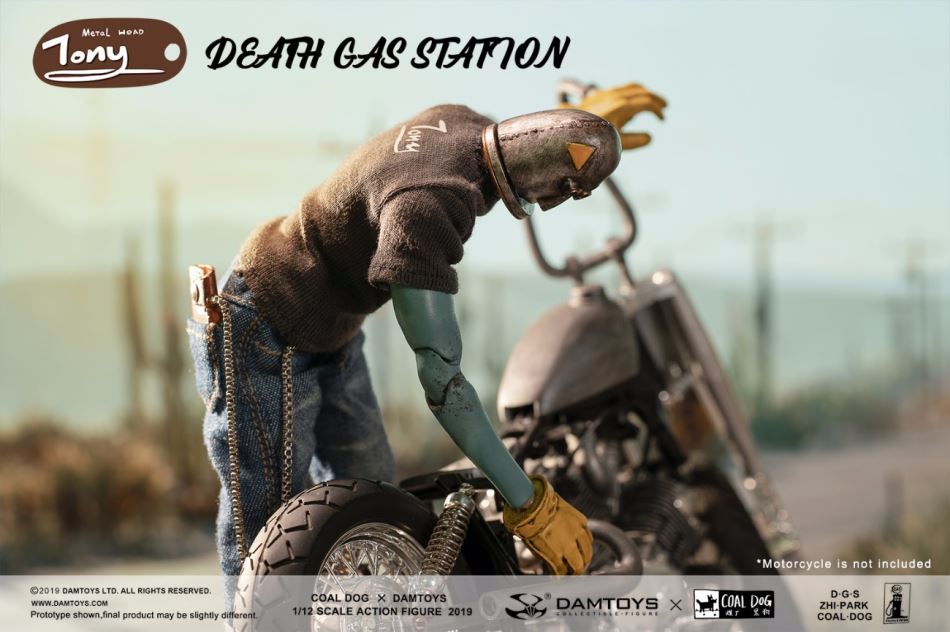 DAMTOYS x COALDOG Iron Head Tony - Death Gas Station series 1/12 Posable figure