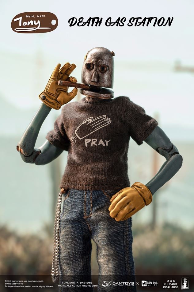 DAMTOYS x COALDOG Iron Head Tony - Death Gas Station series 1/12 Posable figure