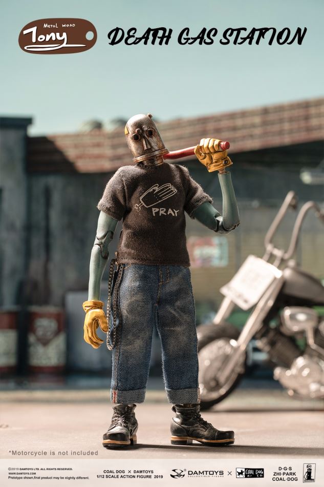 DAMTOYS x COALDOG Iron Head Tony - Death Gas Station series 1/12 Posable figure