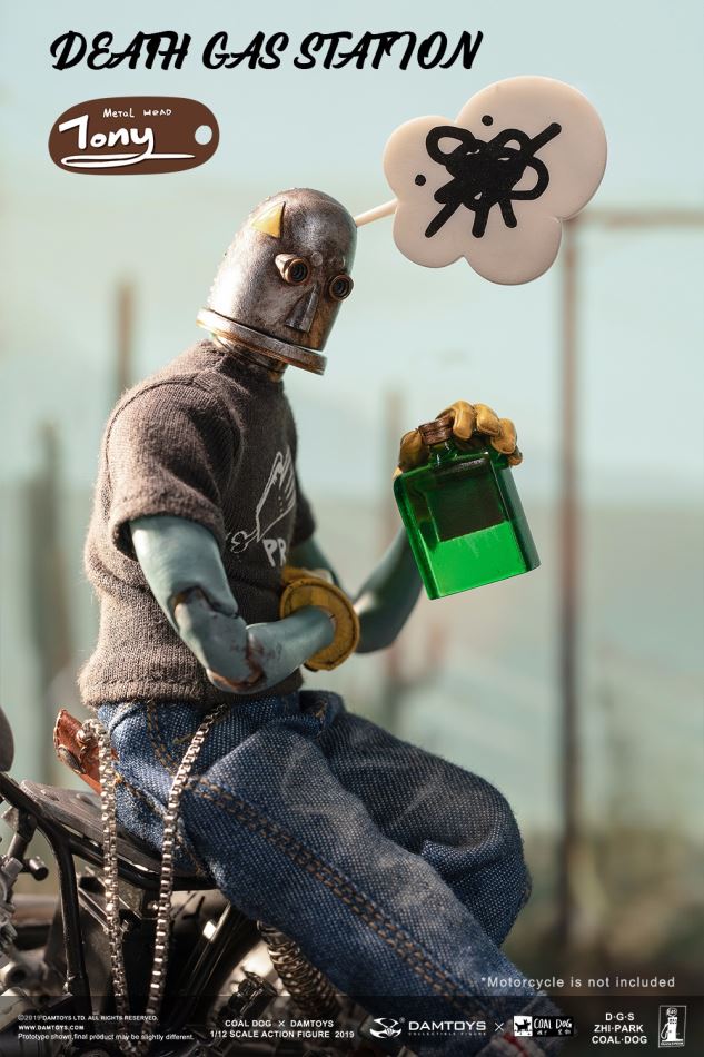 DAMTOYS x COALDOG Iron Head Tony - Death Gas Station series 1/12 Posable figure