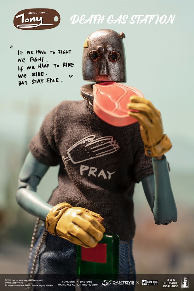 DAMTOYS x COALDOG Iron Head Tony - Death Gas Station series 1/12 Posable figure