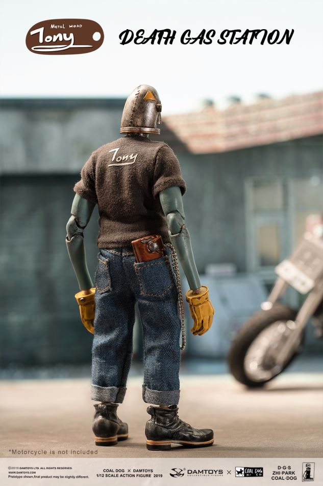 DAMTOYS x COALDOG Iron Head Tony - Death Gas Station series 1/12 Posable figure