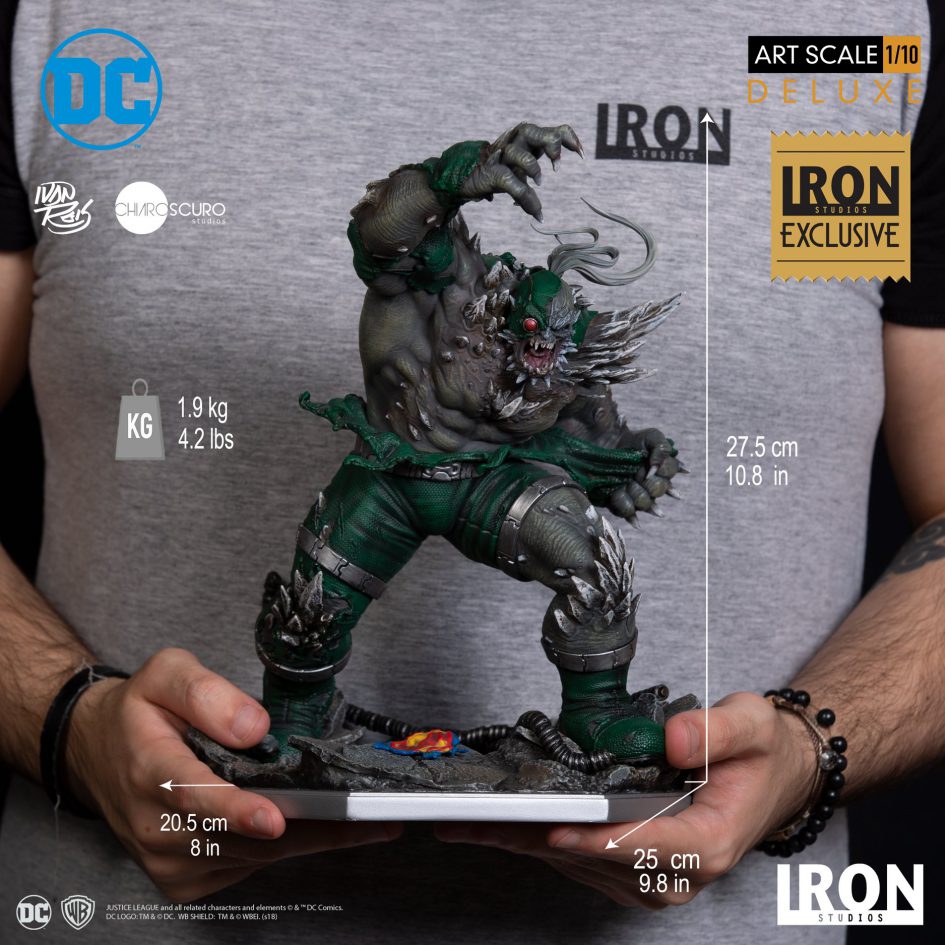 DC Comics: Doomsday Deluxe Art Scale 1/10 Iron Studios