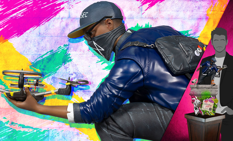 Hacktivist Marcus Statue by PureArts