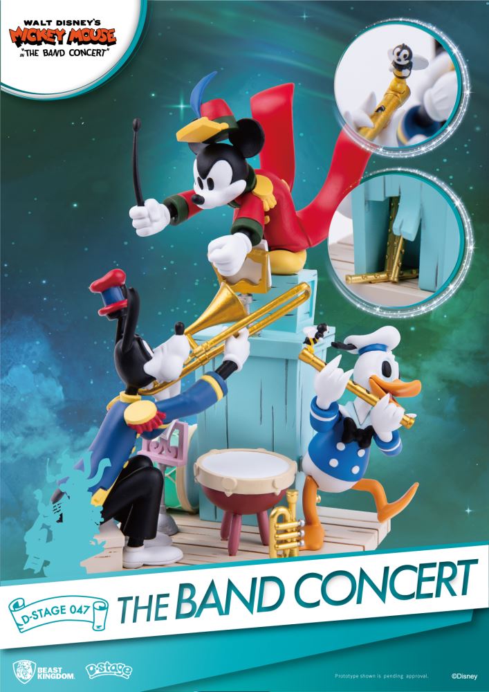 Beast Kingdom - Mickey's 90th Anniversary - Scene Statue: Mickey Mouse Concert