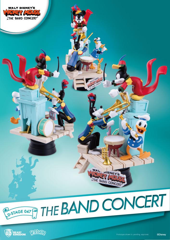 Beast Kingdom - Mickey's 90th Anniversary - Scene Statue: Mickey Mouse Concert