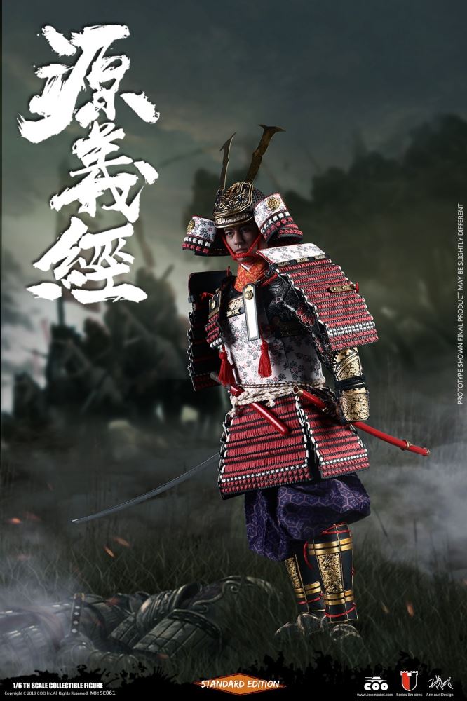 COOMODEL NO.SE061 1/6 SERIES OF EMPIRES (DIECAST ALLOY) - MINAMOTO NO YOSHITSUNE (STANDARD VERSION)