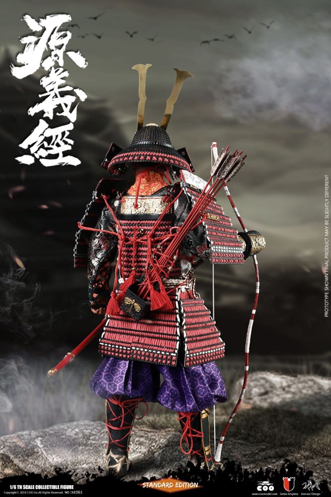 COOMODEL NO.SE061 1/6 SERIES OF EMPIRES (DIECAST ALLOY) - MINAMOTO NO YOSHITSUNE (STANDARD VERSION)