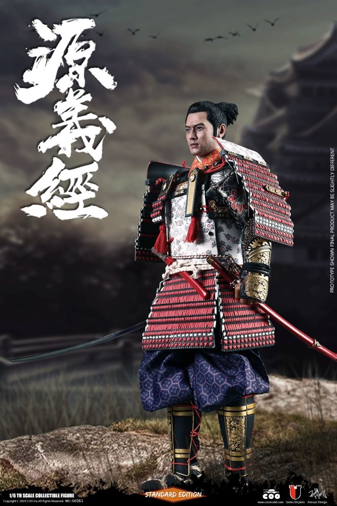 COOMODEL NO.SE061 1/6 SERIES OF EMPIRES (DIECAST ALLOY) - MINAMOTO NO YOSHITSUNE (STANDARD VERSION)