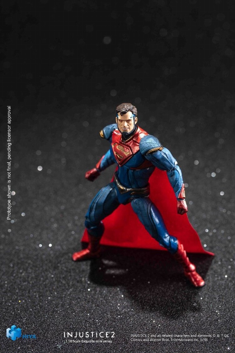 Hiya Toys Injustice 2: Superman Variants 1:18 Scale 4 Inch Acton Figure
