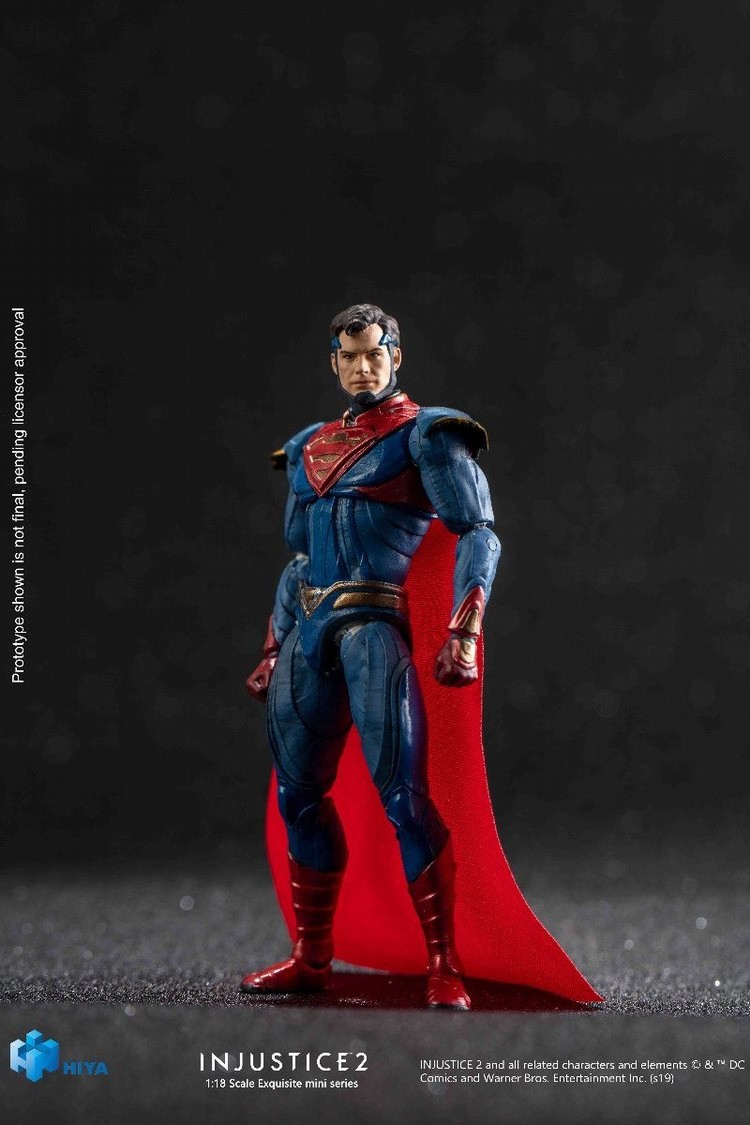 Hiya Toys Injustice 2: Superman Variants 1:18 Scale 4 Inch Acton Figure