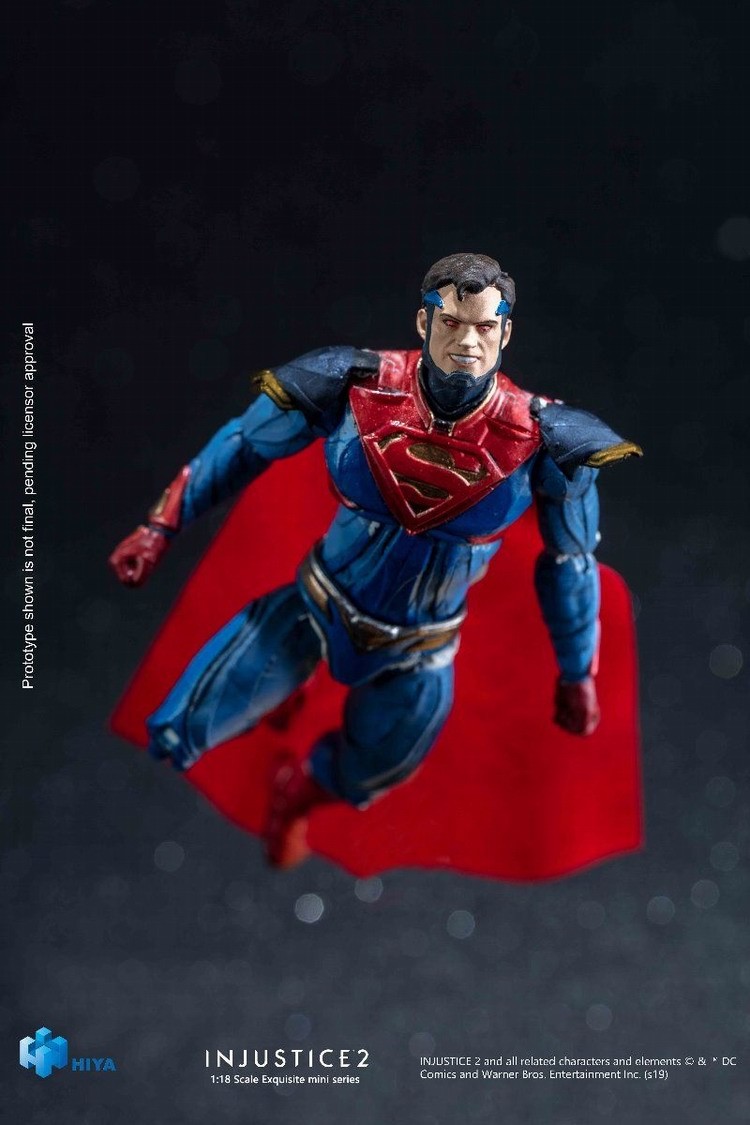 Hiya Toys Injustice 2: Superman Variants 1:18 Scale 4 Inch Acton Figure