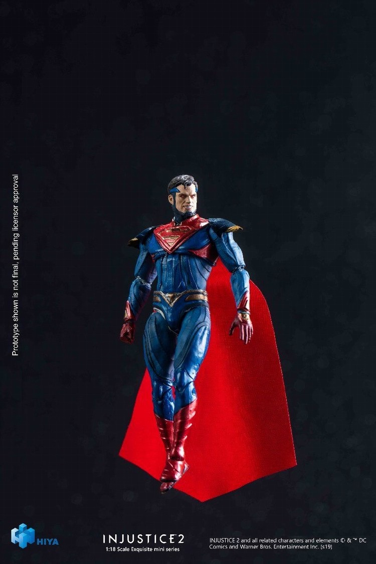 Hiya Toys Injustice 2: Superman Variants 1:18 Scale 4 Inch Acton Figure