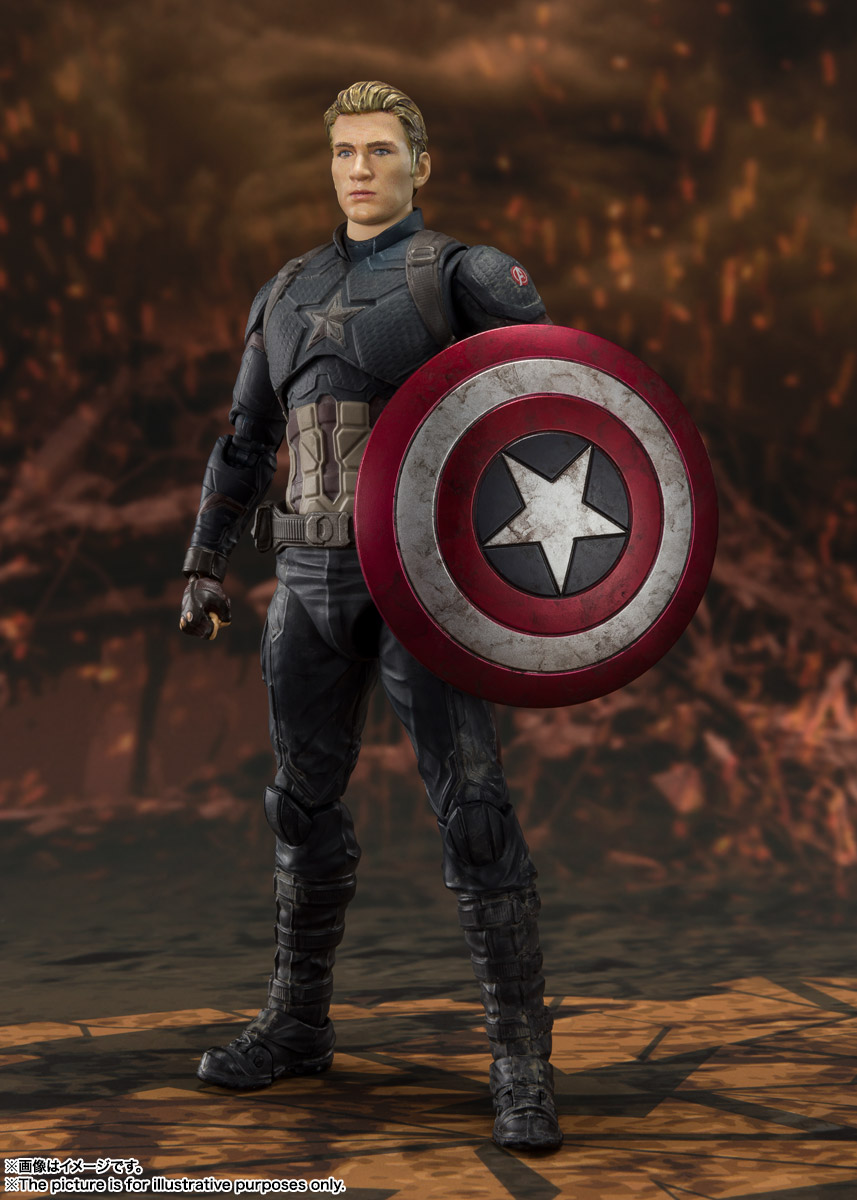 Avengers: Endgame - S.H.Figuarts Captain America -Final Battle Edition- (Bandai Spirits)