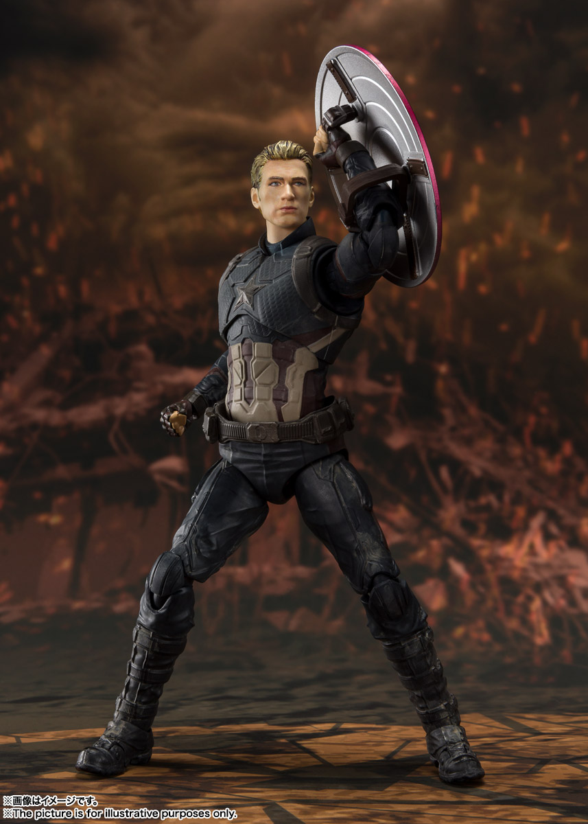 Avengers: Endgame - S.H.Figuarts Captain America -Final Battle Edition- (Bandai Spirits)