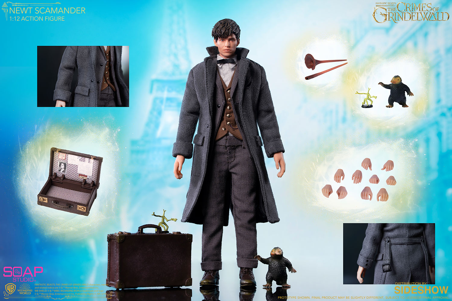 Soap Studio : 1/12 Magical animals: the crime of Grindelwald - Newt Scamander